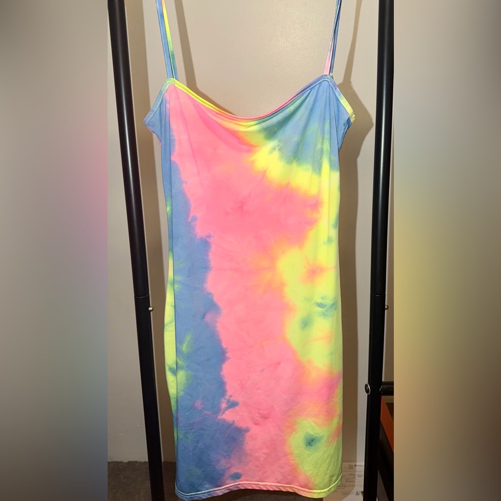 Tie-Dye Slip Dress
